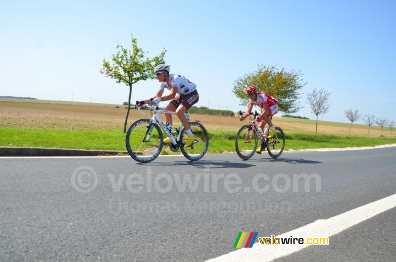 Julien Bérard (AG2R La Mondiale) & Mickaël Buffaz (Cofidis)