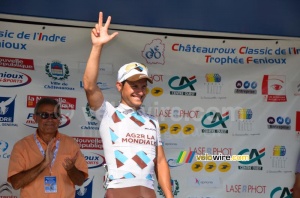 Anthony Ravard (AG2R La Mondiale) celebrates his 3rd victory in the Classic de l'Indre (624x)