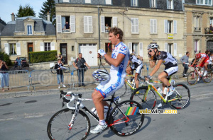 Yauheni Hutarovich (FDJ) at the start of Paris-Brussels (490x)