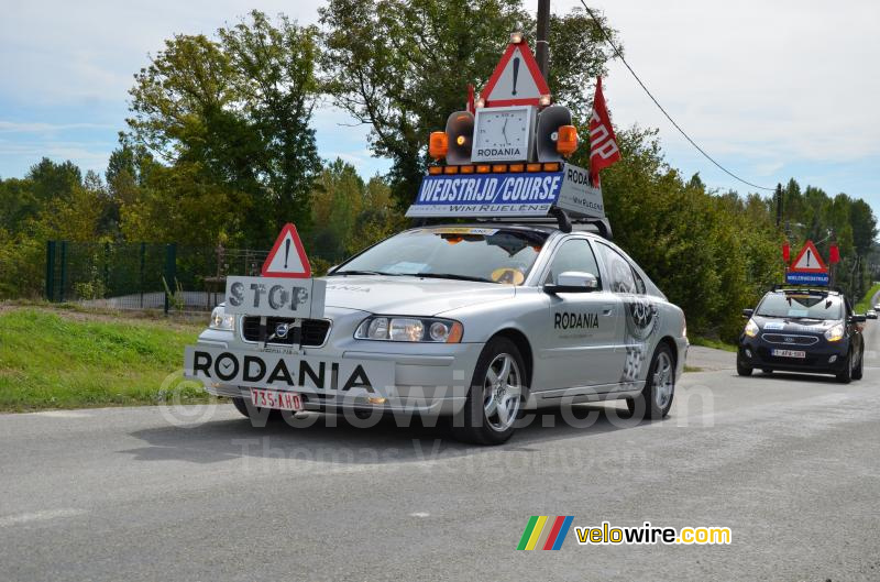 Voiture ouverture course