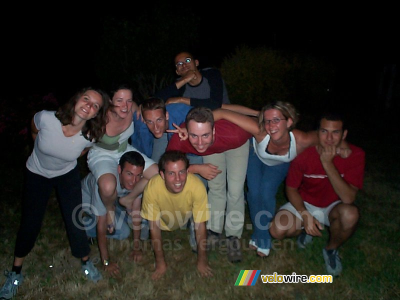 Marie, Anne-Cécile, Thomas, Rachid, Stefan, Isabelle, Cédric, Bernard & Michoux