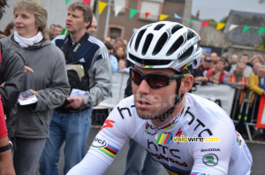 Mark Cavendish (HTC-Highroad) in the rainbow jersey (542x)