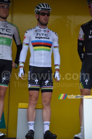 Mark Cavendish (HTC-Highroad), only once in black rainbow shorts (391x)