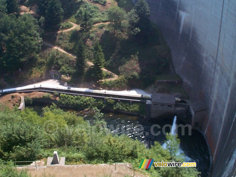 The dam near Les Cammazes