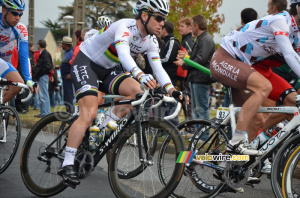 Mark Cavendish (HTC-Highroad) at the start (897x)