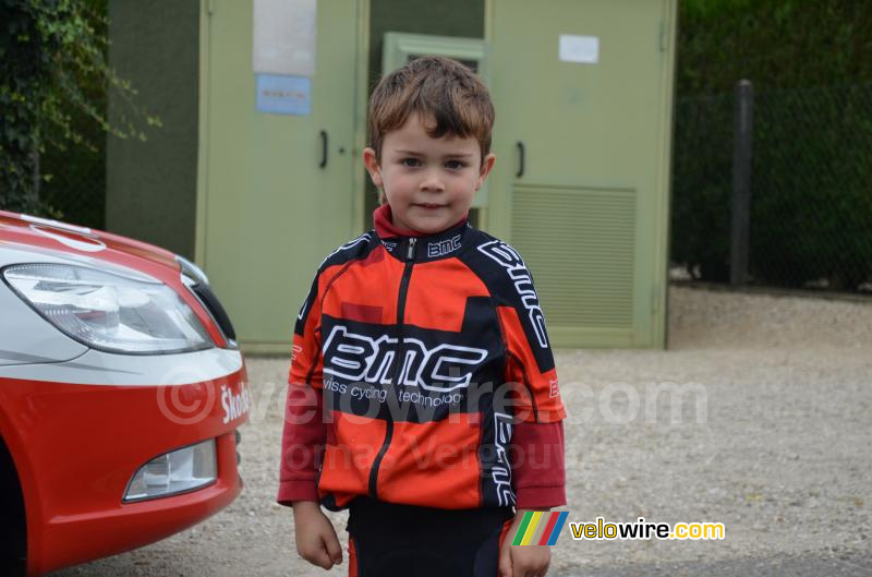 Le plus petit fan du BMC Racing Team