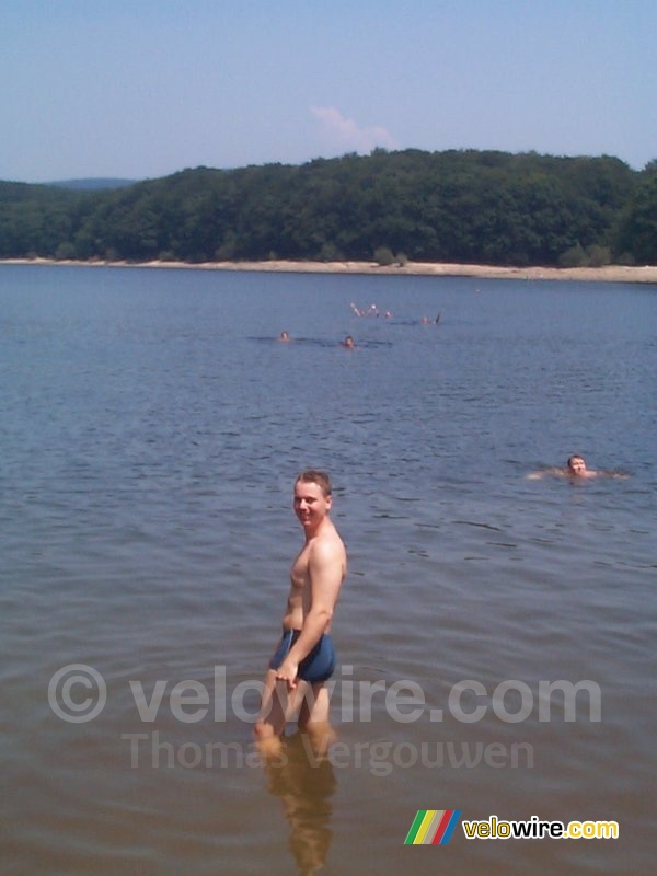 Stefan in the lake 