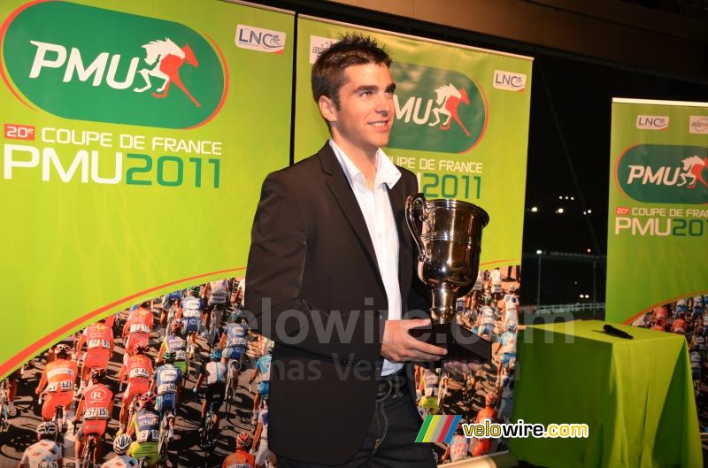 Tony Gallopin (Cofidis), winner of the Coupe de France PMU 2011