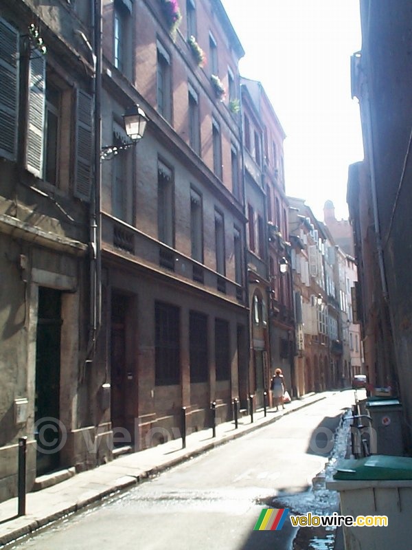 Toulouse - een typische straat in Toulouse