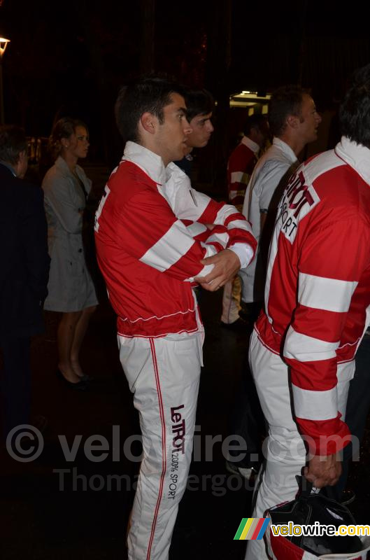 Tony Gallopin (Cofidis), ready for the horse race