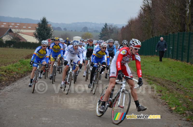 Jérémy Roy & Arnaud Démare aan de start