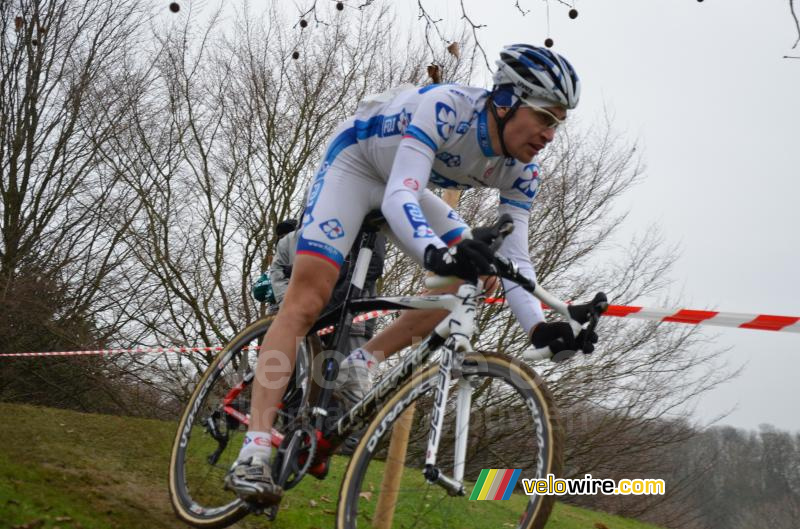 Jérémy Roy (FDJ) in de afdaling