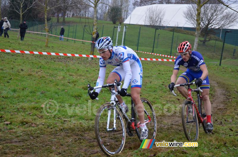 Jérémy Roy (FDJ) & Christophe Delamarre (Les Bleus de France) (2)