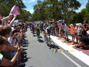 José Ivan Gutierrez (Movistar Team) & Simon Gerrans (GreenEDGE) (511x)