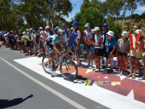 Gerald Ciolek (Omega Pharma-QuickStep) / Willunga Hill (1027x)