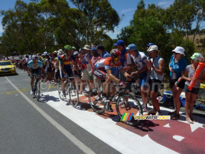 Martin Kohler (BMC) & Jose Joaquin Rojas (Movistar) / Willunga Hill (398x)