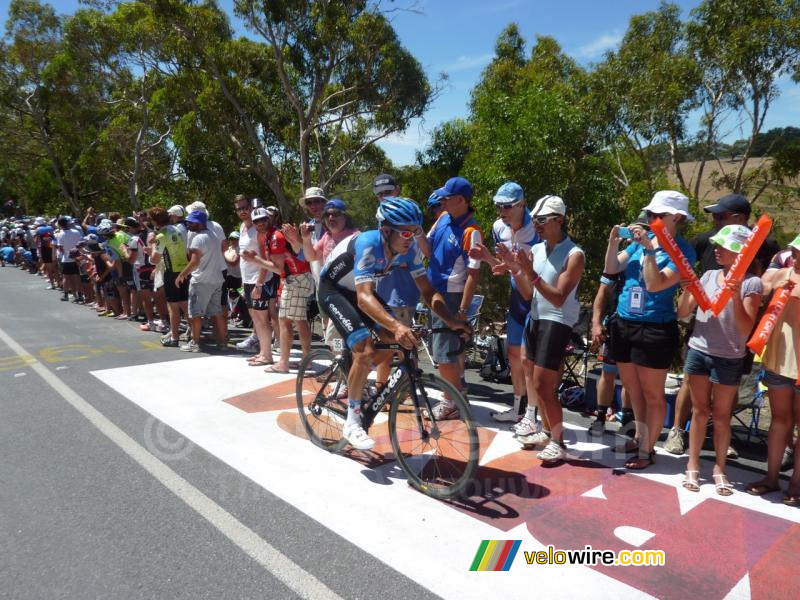 Heinrich Haussler (Garmin-Barracuda) / Willunga Hill