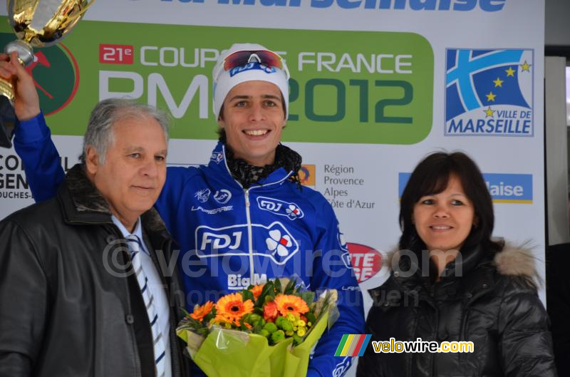 Arthur Vichot (FDJ-BigMat) on the podium