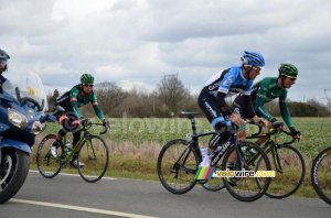 Heinrich Haussler (Garmin-Barracuda), Sébastien Chavanel & Yukiya Arashiro (Europcar) (684x)