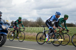 Heinrich Haussler (Garmin-Barracuda), Sébastien Chavanel & Yukiya Arashiro (Europcar) (355x)