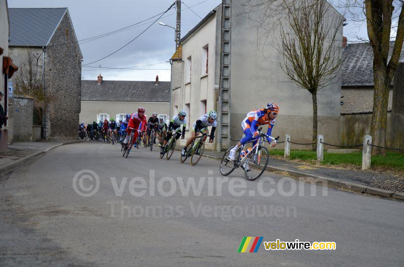 Laurens ten Dam (Rabobank) en tête du peloton