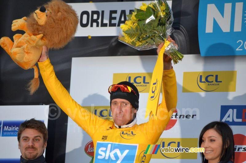 Bradley Wiggins (Team Sky), maillot jaune