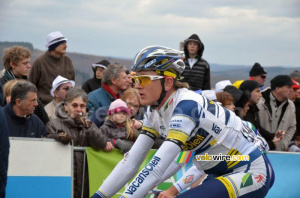 Gustav Larsson (Vacansoleil-DCM Pro Cycling Team) after the finish (288x)