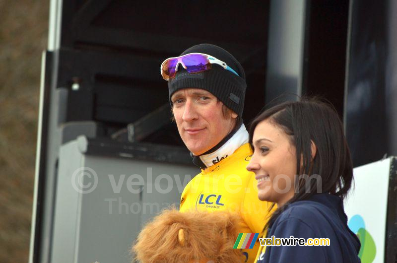 Bradley Wiggins (Team Sky), yellow jersey