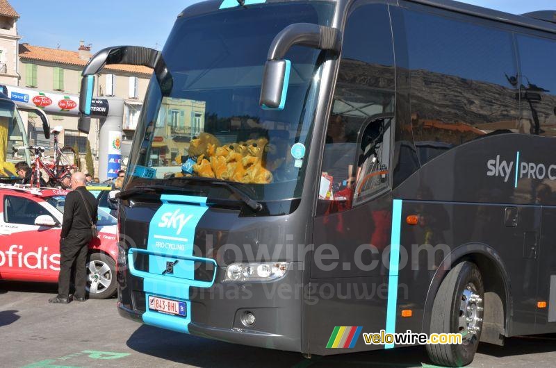 Team Sky's collection of lions