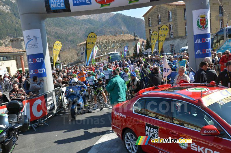 Le départ à Sisteron