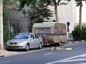 The car and the caravan in front of my appartment (369x)