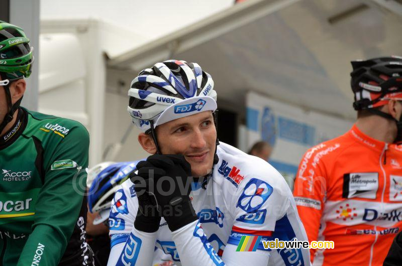 Pierrick Fédrigo (FDJ BigMat) aan de start