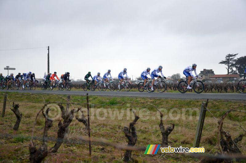 Le peloton emmené par FDJ BigMat