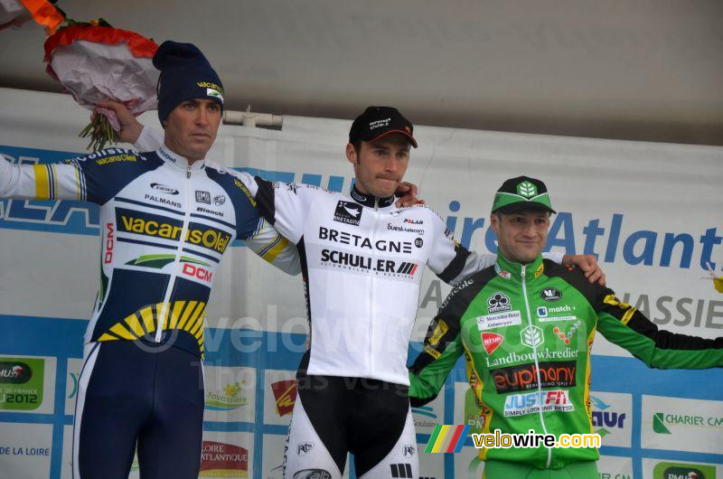 Het podium van de Classic Loire Atlantique 2012