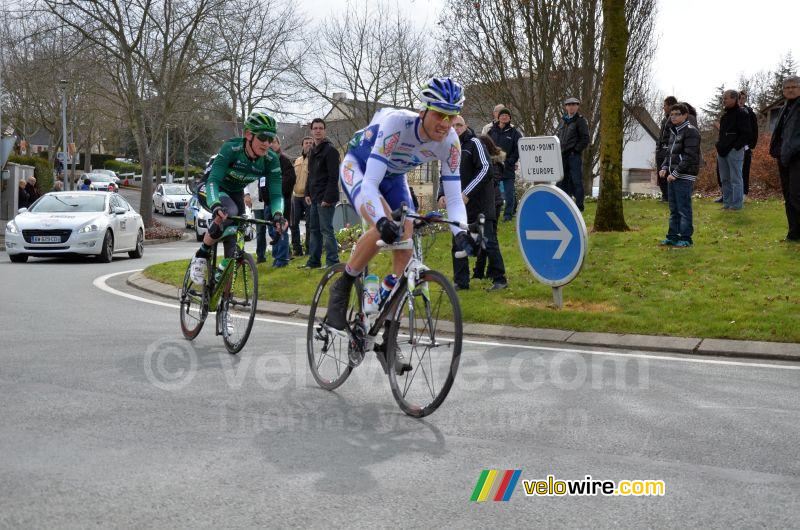 Yannick Talabardon (Saur-Sojasun) & Alexandre Pichot (Team Europcar)