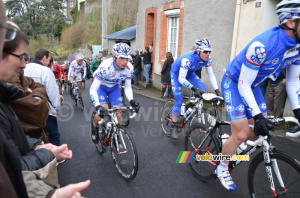 Pierrick Fédrigo & Arnaud Démare (FDJ BigMat) sur la Côte de Bohardy (285x)