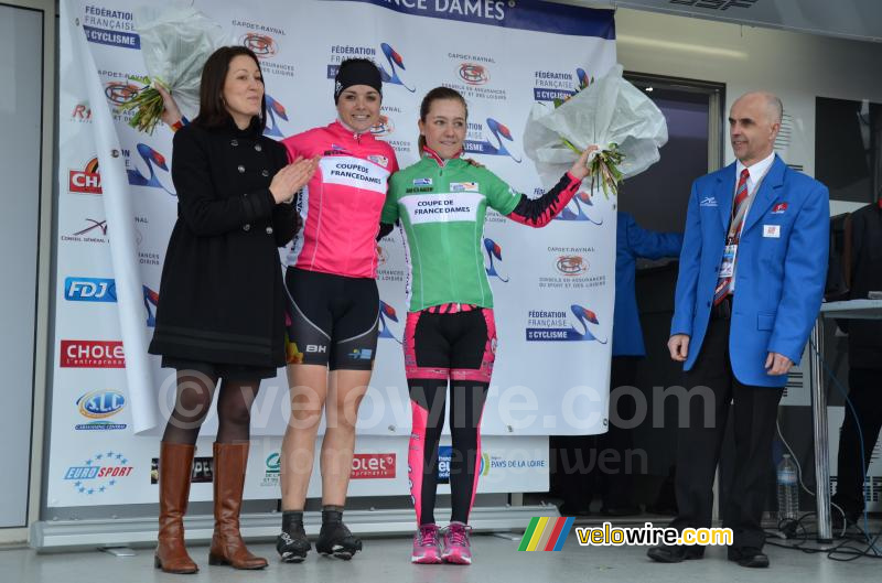 Audrey Cordon (#1 Coupe de France) & Alexia Muffat (best young rider CdF)