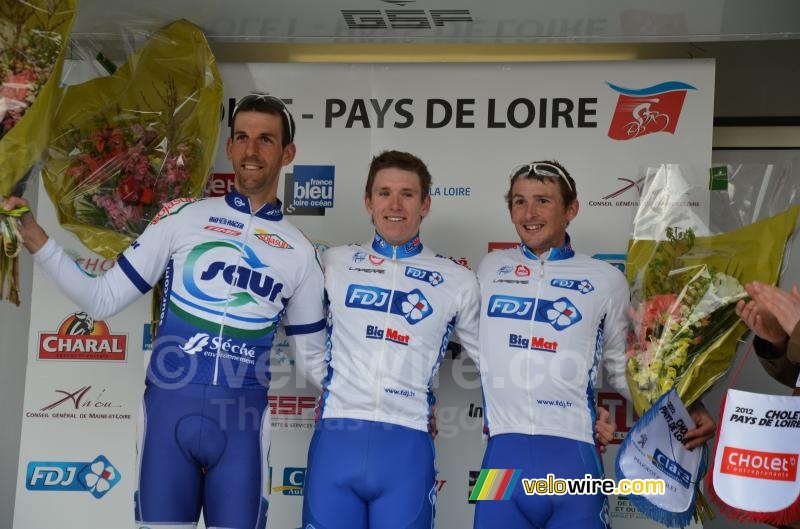 The podium of Cholet-Pays de Loire 2012