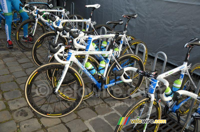 De fietsen van Team NetApp