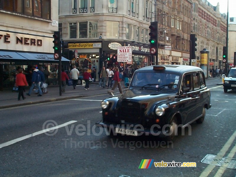 Un taxi à Londres