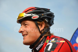 Marcus Burghardt (BMC Racing Team) avait le regard tourné vers les pavés (423x)