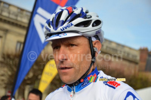 Frédéric Guesdon (FDJ BigMat) au départ de sa dernière course (499x)