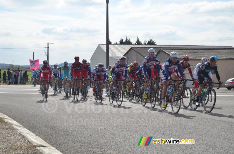 Lotto-Belisol in het peloton