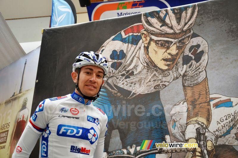 Jérémy Roy (FDJ BigMat) with his drawing as the winner in 2010