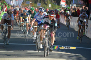 Guillaume Boivin (Spidertech) remporte le sprint pour la 3ème place (432x)