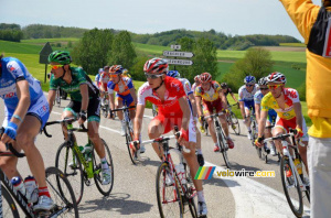 Rudy Molard (Cofidis) dans le groupe de tête (225x)