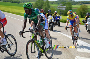 Kévin Reza (Team Europcar) dans le groupe de tête (209x)