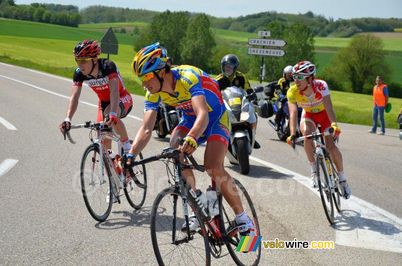 Nicolas Baldo (Atlas Personal), Joni Silva (Burgos BH) & Fabio Polazzi (Wallonie-Bruxelles)