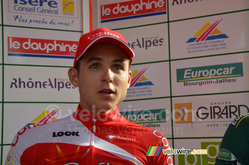 Rudy Molard (Cofidis) na de aankomst