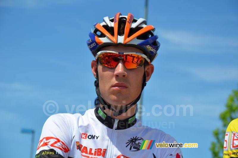 Daan Olivier (Rabobank Continental) in the white jersey